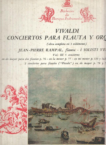 LP: Vivaldi - Concierto para flauta y orquesta - Vol. III