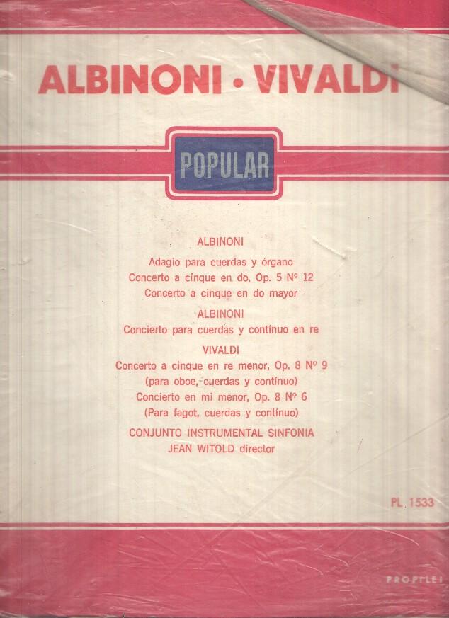 LP: Vivaldi - Albinoni - Vivaldi