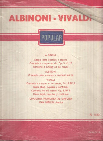 LP: Vivaldi - Albinoni - Vivaldi