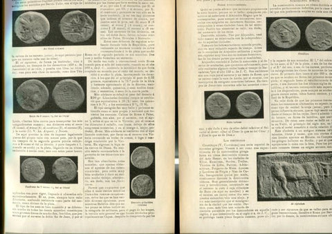Espasa Calpe: Numismatica, entrada ficha de 28 paginas