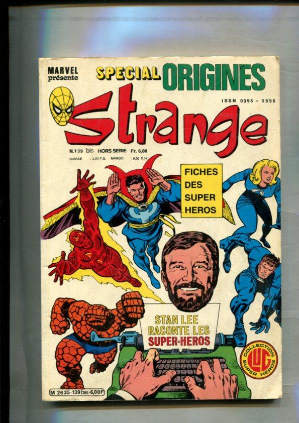 Special Origines strange numero 139 bis