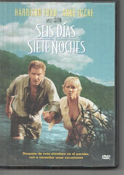 DVD: Seis dias y siete noches (Harrison ford-Anne Heche)