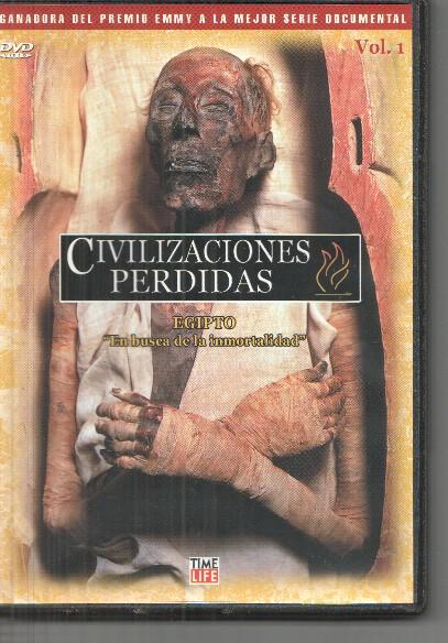 DVD: Civilizaciones perdidas volumen 1: Egipto, en busca de la inmortalidad