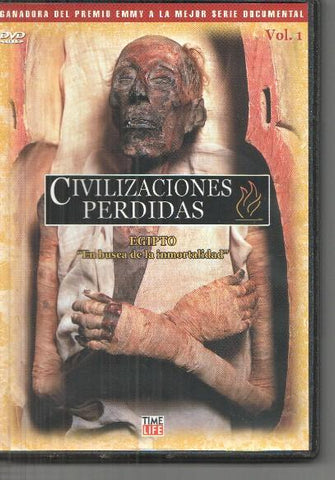 DVD: Civilizaciones perdidas volumen 1: Egipto, en busca de la inmortalidad