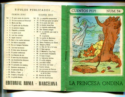 Cuentos Pepi numero 34: La princesa Ondina