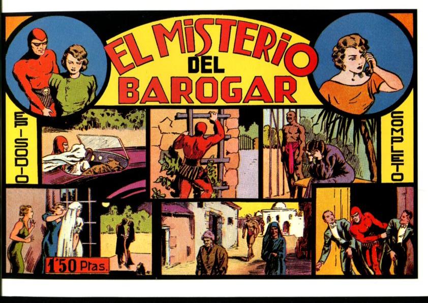 Facsimil: El Hombre Enmascarado (The Phantom) numero 12: El misterio del Barogar (trasera cromos deportes)