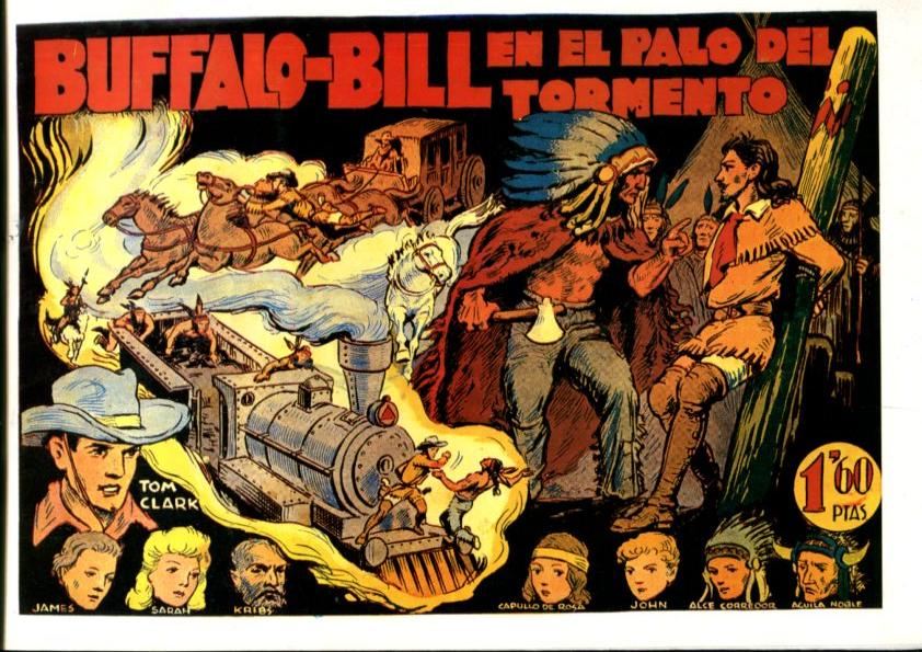 Facsimil: Batet: Tom clark: Buffalo Bill en el palo del tormento
