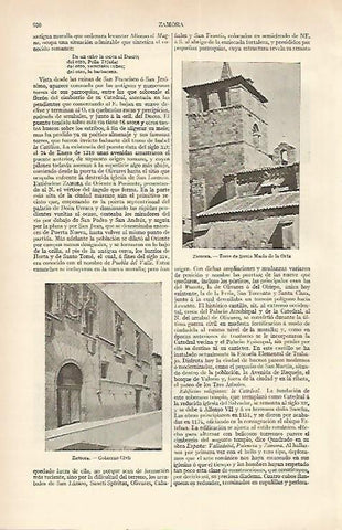 LAMINA ESPASA 1619: Zamora