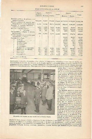 LAMINA ESPASA 7993: Saludo a la bandera en Estados Unidos