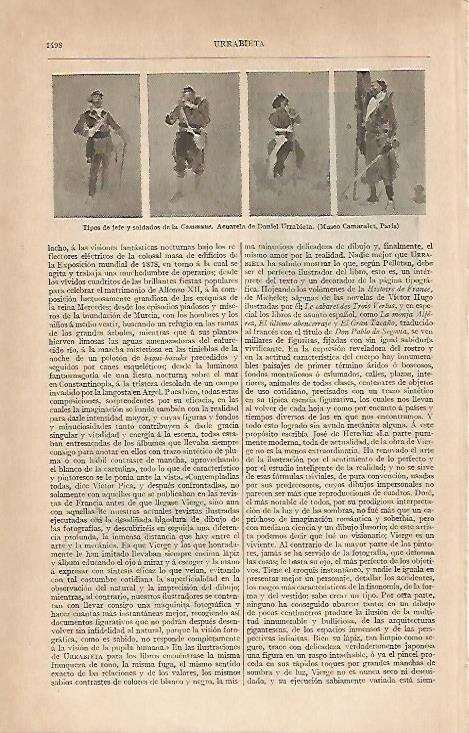 LAMINA ESPASA 12199: Tipos de jefe y soldados de la Commune