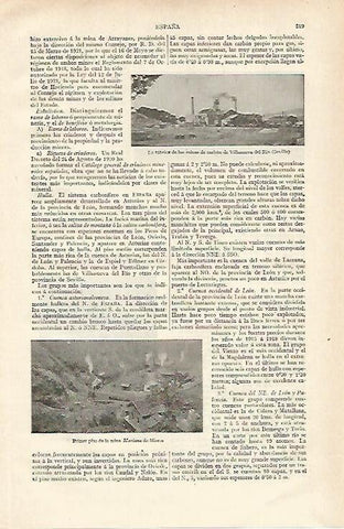 LAMINA ESPASA 15584: Minas de Villanueva del Rio Sevilla