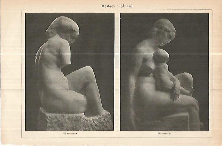 LAMINA ESPASA 17876: El recuerdo y Maternidad por J. Mestrovic