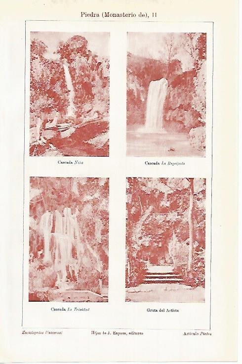 LAMINA DE ESPASA 422: Monasterio de Piedra