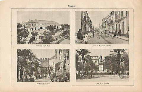 LAMINA ESPASA 572: Lugares de Sevilla