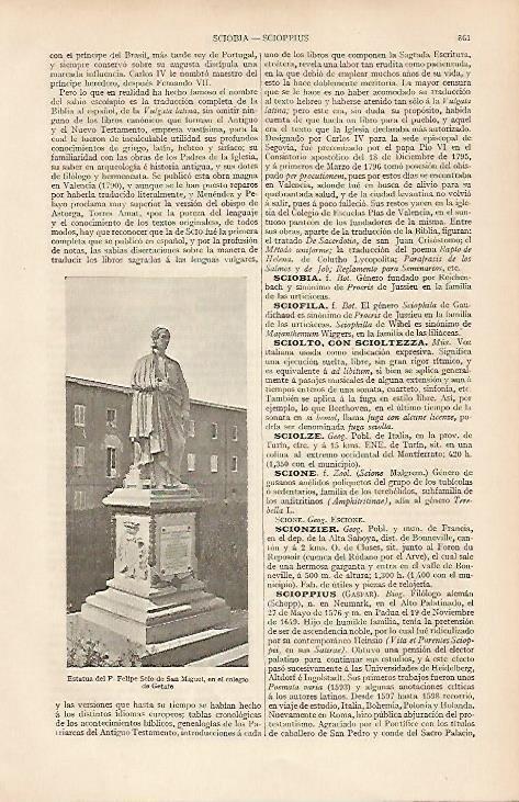 LAMINA ESPASA 19597: Estatua del Padre Felipe en Getafe