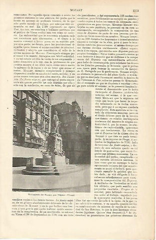 LAMINA ESPASA 8864: Monumento a Mozart en Viena