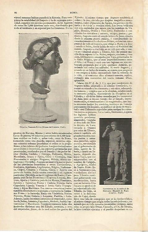LAMINA ESPASA 16888: Busto de Livia
