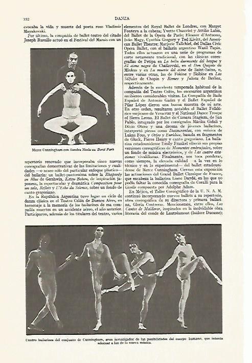 LAMINA ESPASA 13342: Merce Cunningham y su compañia