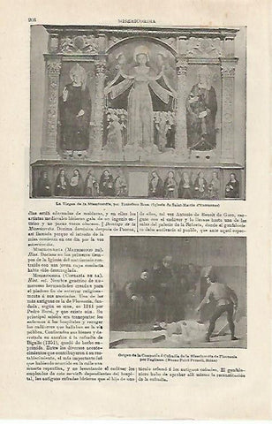 LAMINA ESPASA 24093: La Virgen de la Misericordia por Francisco Brea