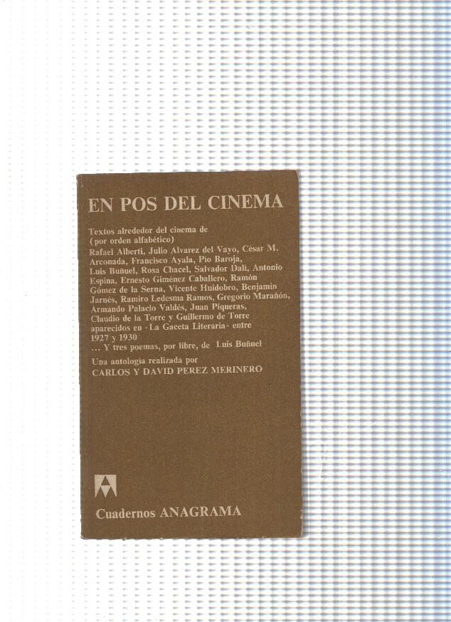 Cuadernos Anagrama: En pos del cinema