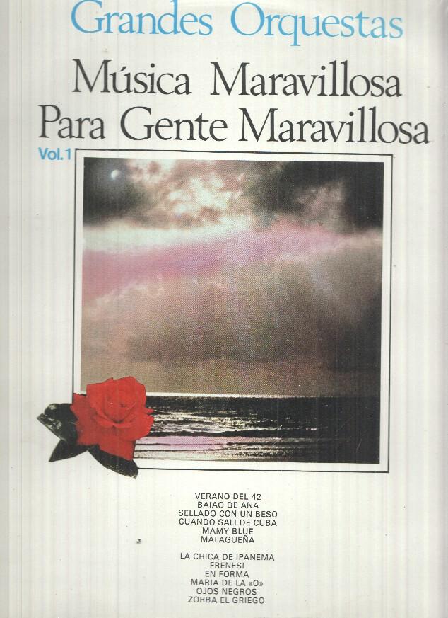 LP: Grandes Orquestas, Musica Maravillosa para Gente Maravillosa, Vol. 1