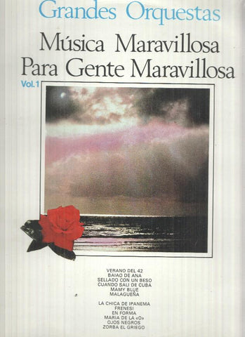 LP: Grandes Orquestas, Musica Maravillosa para Gente Maravillosa, Vol. 1