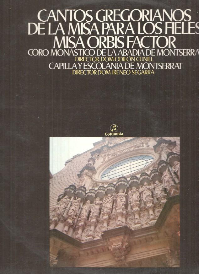LP:  Cantos Gregorianos de la misa para los fieles