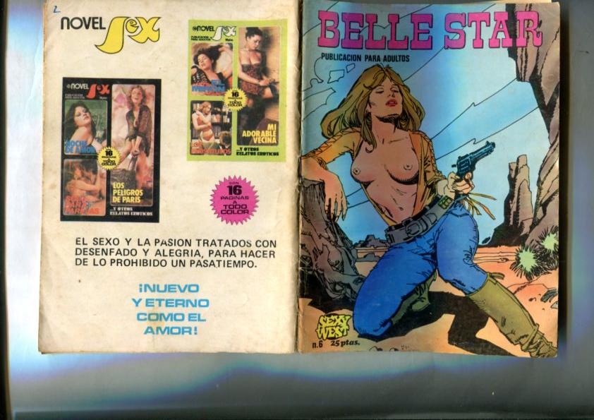 Belle Star numero 6: el ultimo de los cuatros (numerado 2 en trasera)