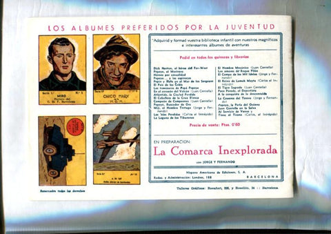 Facsimil: Albumes preferidos por la juventud: Paco Pereda: Competicion deportiva