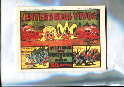 Facsimil: Aventuras de Pepito Rayo y Nina (Iranzo): Enterrados vivos