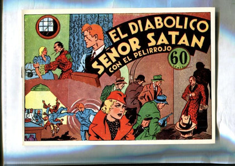Facsimil: Ricardo Barrio el pelirrojo: El diabolico señor Satan