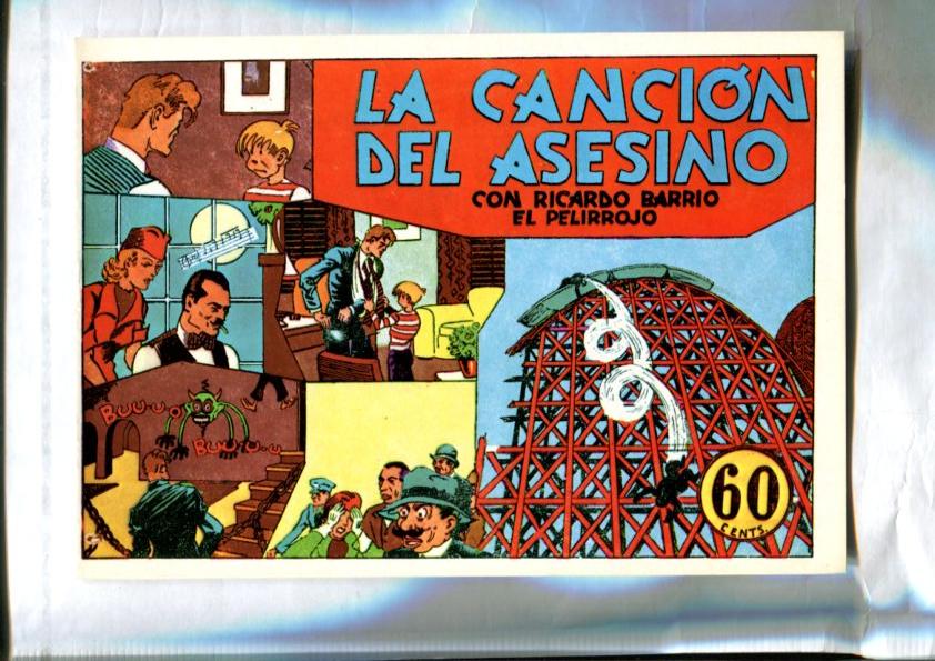 Facsimil: Ricardo Barrio el pelirrojo: La cancion del asesino