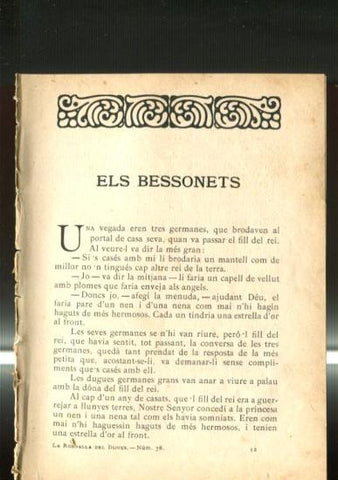 La rondalla del dijous numero 38: Els bessonets