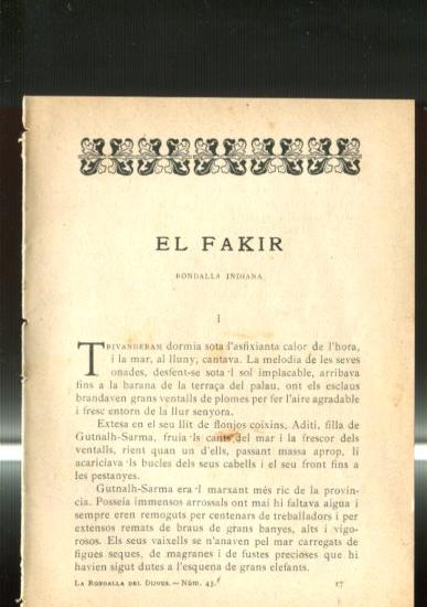 La rondalla del dijous numero 43: El fakir