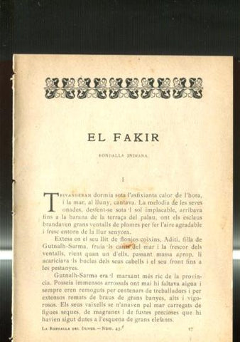 La rondalla del dijous numero 43: El fakir