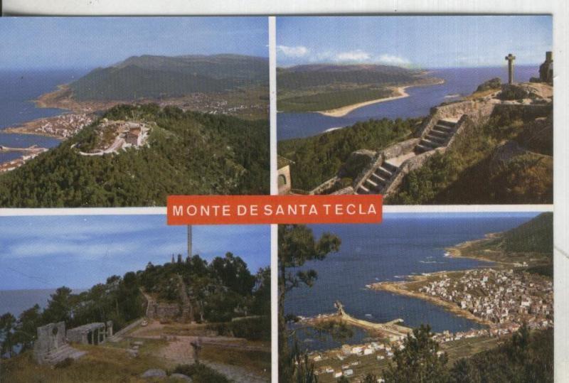 Postal:: Monte de Santa Tecla-Coruña