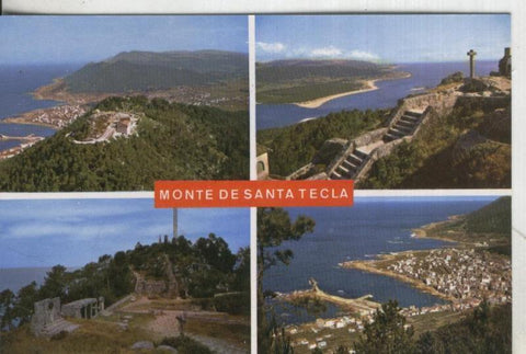 Postal:: Monte de Santa Tecla-Coruña