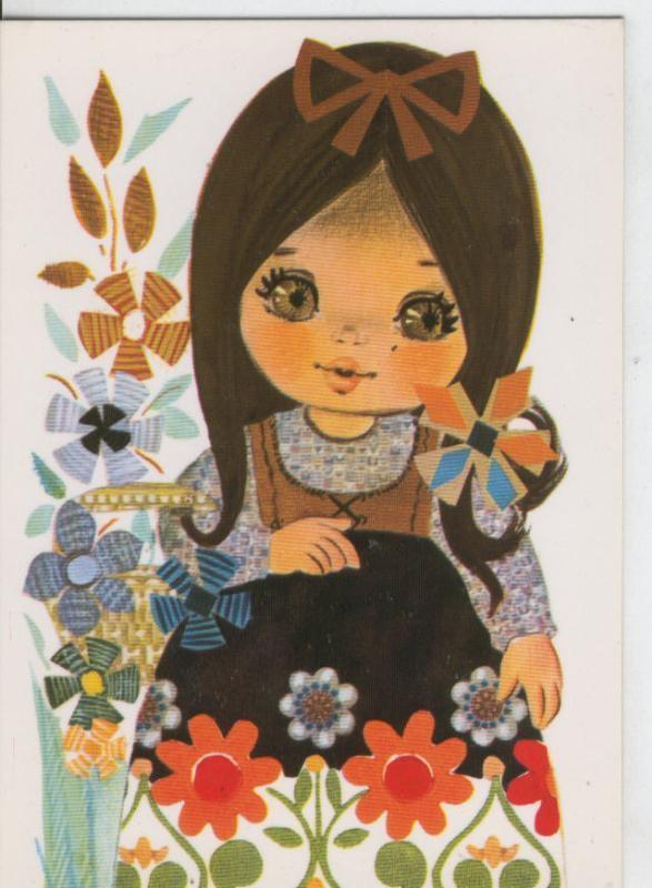 Postal 6849: Dibujo infantil, no indica ilustrador