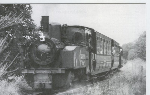 Postal 012772: FC de Utrillas-Zaragoza, locomotora de vapor 020T