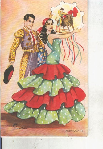 Postal 013966: Andalucia numerado 44
