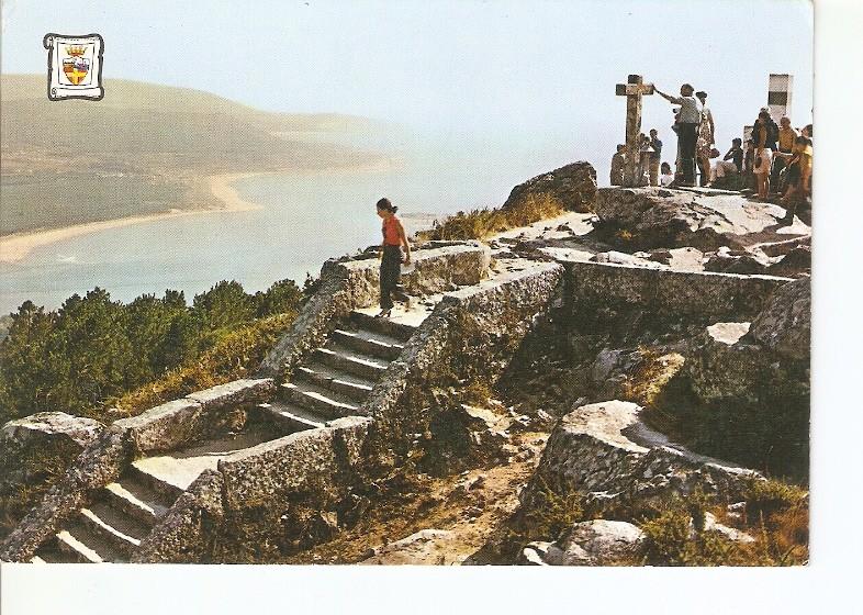 Postal 020687 : Desembocadura del rio Miño. Monte de Santa Tecla