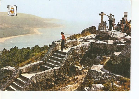 Postal 020687 : Desembocadura del rio Miño. Monte de Santa Tecla