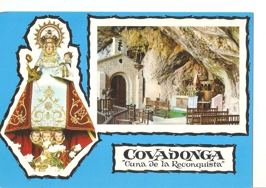 Postal 032144 : Covadonga. Interior de la Cueva