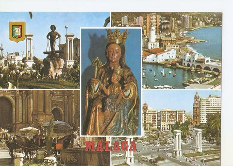 Postal 034960 : Malaga - Costa del Sol. Disversos aspectos