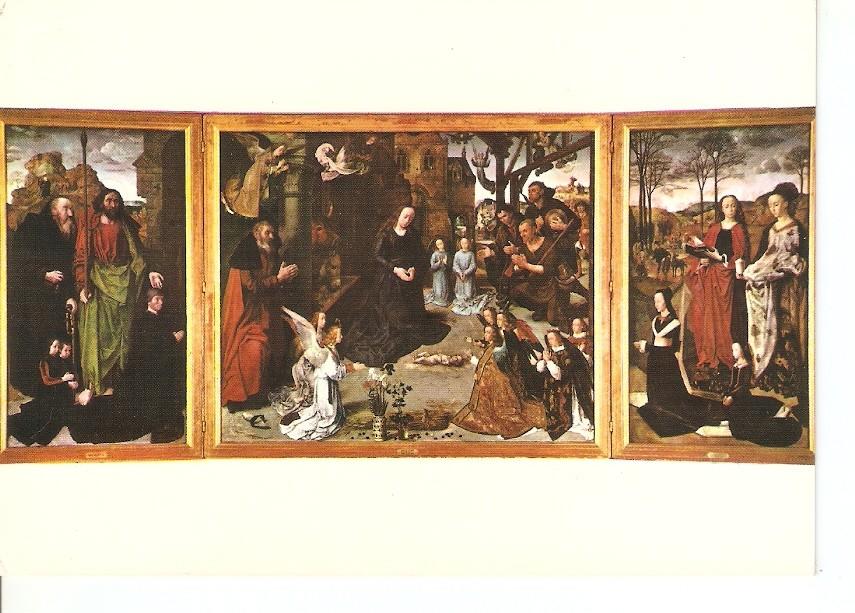 Postal 035154 : Firenze. Galleria Uffizi. Trittico Portinari