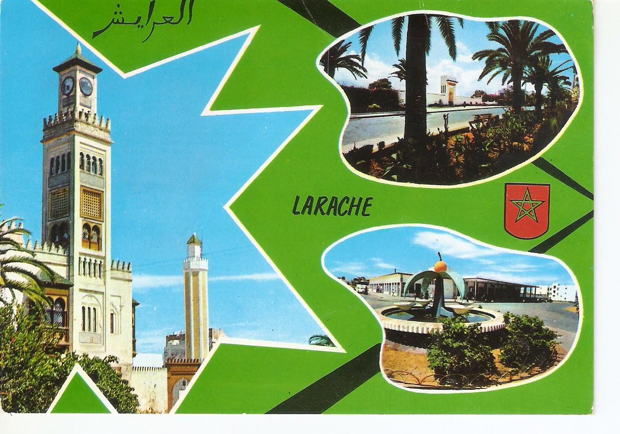 Postal 037642 : Larache. Vistas diversas