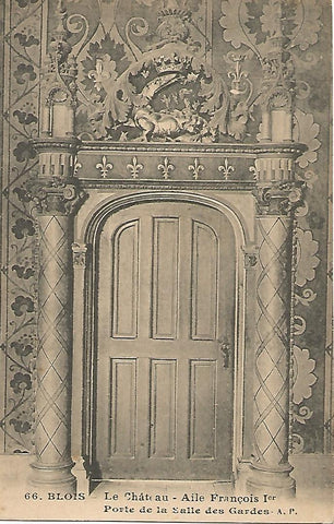 Postal 51028: BLOIS - Interior del castillo