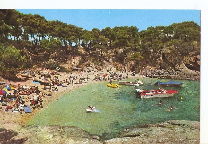 Postal 042570 : Playa de Aro (costa Brava). La bella y recondita Cala Sa Cova