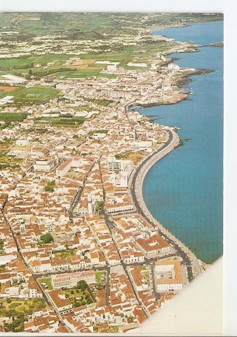 Postal 050331 : Ponta Delgada - S. Miguel (Açores). Vista aerea de Ponta Delgada