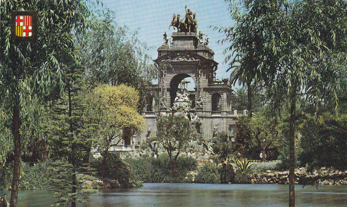 Postal 61142 : Barcelona. Lago y Cascada del Parque de la Ciudadela
